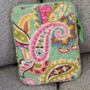 Vera Bradley Small Tablet Bag – Like New, Colorful Paisley Print, Compact